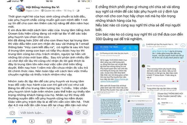 Phản hồi tiêu cực về không đảm bảo chất lượng đào tạo và tài chính của Ocean Edu