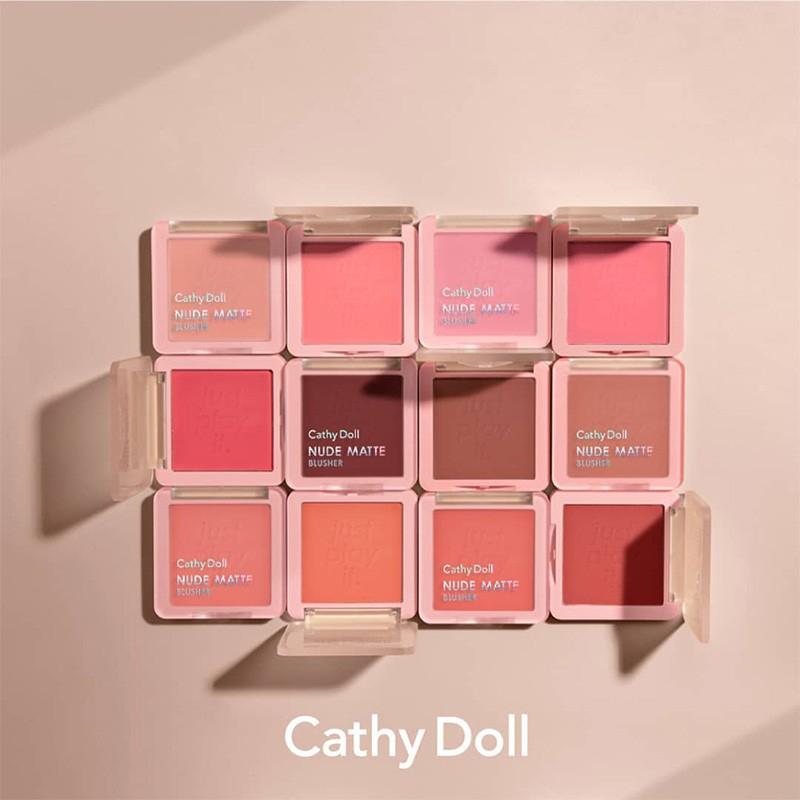 Phấn má hồng Cathy Doll Nude Matte Blusher