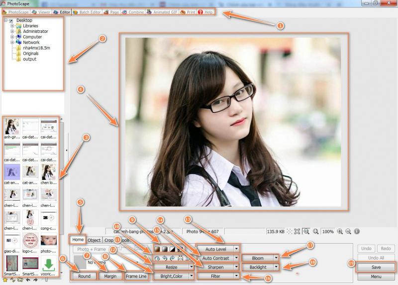 Ảnh chỉnh sửa từ Photoscape