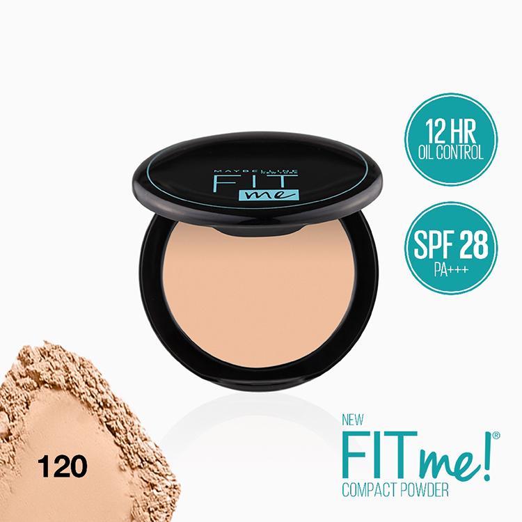 Phấn nền kiềm dầu chống nắng 12h SPF28 PA+++ mịn lì lâu trôi Fit Me Maybelline New York Matte