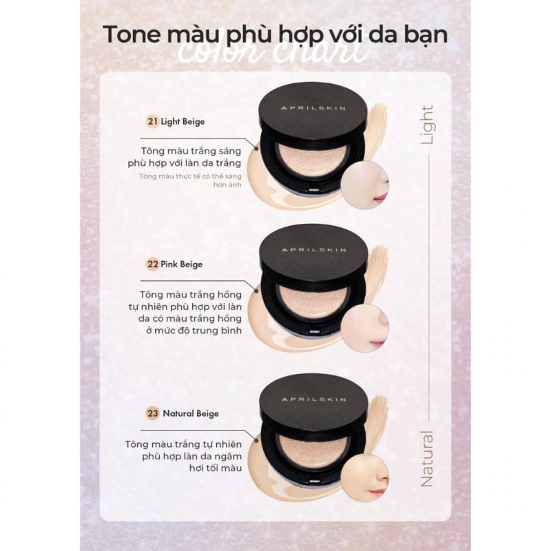 Phấn nước April Skin Black Magic Snow Cushion Galaxy Edition