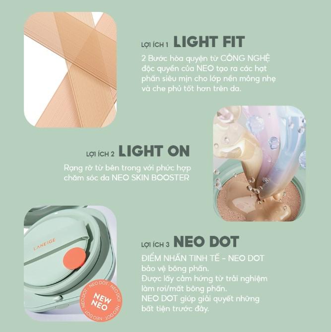 Phấn nước che phủ mịn lì 50h Laneige Neo Cushion Matte