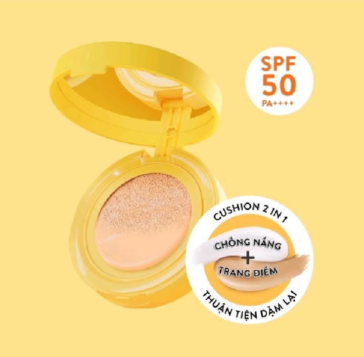 Phấn nước chống nắng & trang điểm Carasun Solar Smart UV Cushion 2-in1