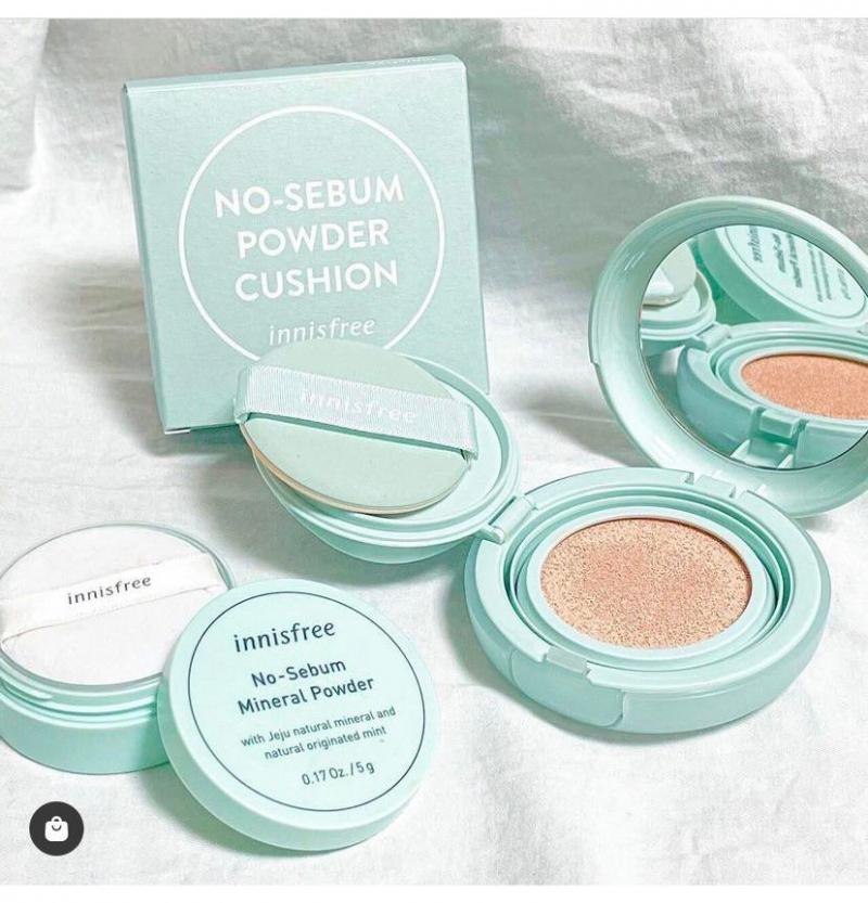 Phấn nước kiềm dầu Innisfree No Sebum Powder Cushion