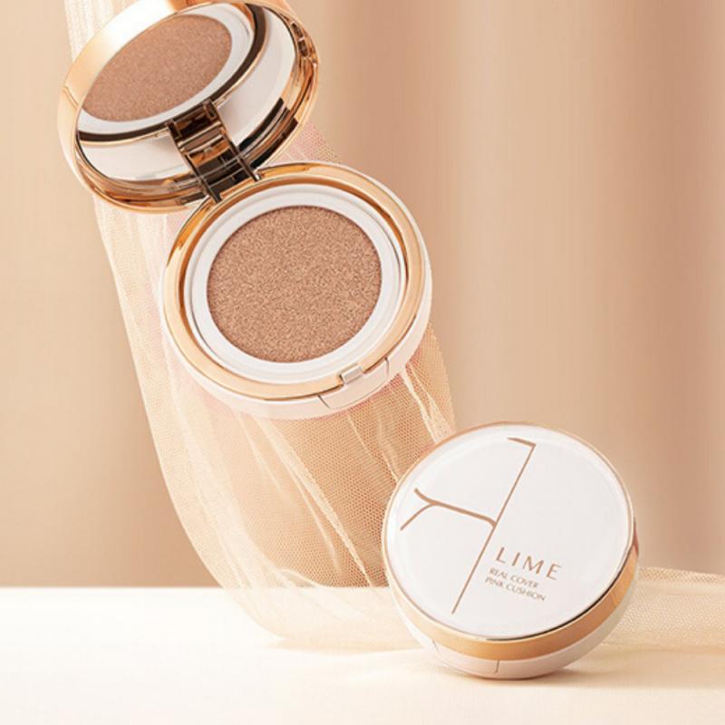 Phấn nước kiềm dầu Lime Real Cover Pink Cushion SPF50+ PA+++