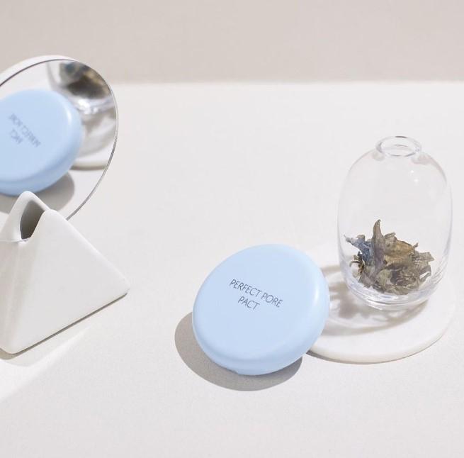 Phấn phủ dạng nén kiềm dầu The Saem Saemmul Perfect Pore Pact