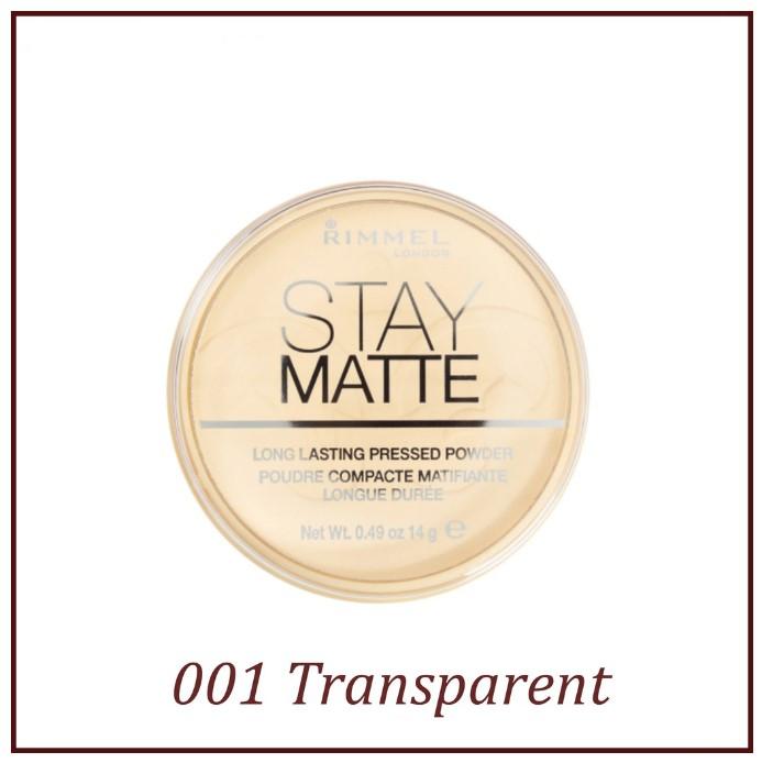 Phấn phủ kiềm dầu Rimmel London Stay Matte Pressed Powder