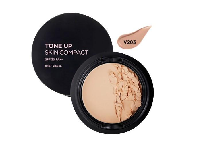 Phấn phủ nâng tone da TheFaceShop Tone Up Skin Pact