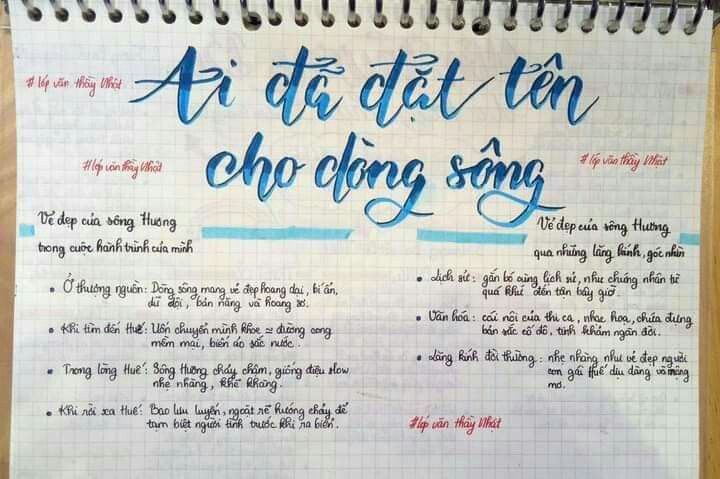 Phân tích vẻ đẹp sông Hương trong 