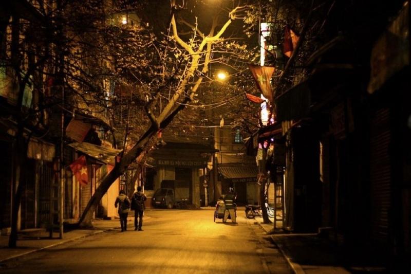 Đêm mùa đông ở Hà Nội