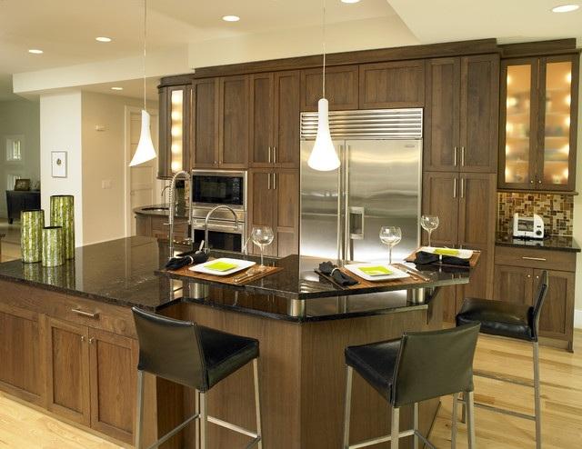 Gian bếp màu tối mới là xu hướng thời thượng