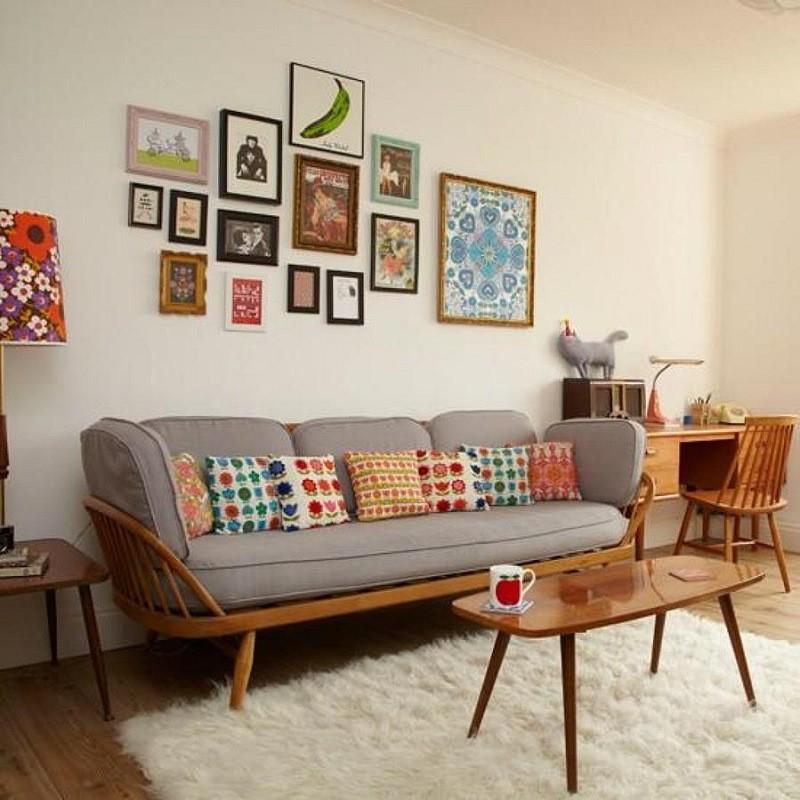 Retro sử dụng những gam màu nổi bật, tươi sáng