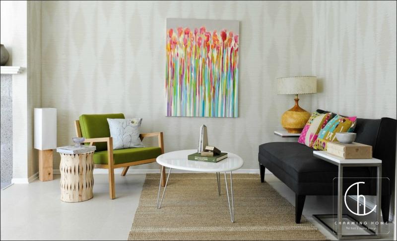 Thiết kế chung cư sẽ trở nên khá độc đáo nếu bạn sử dụng phong cách Retro