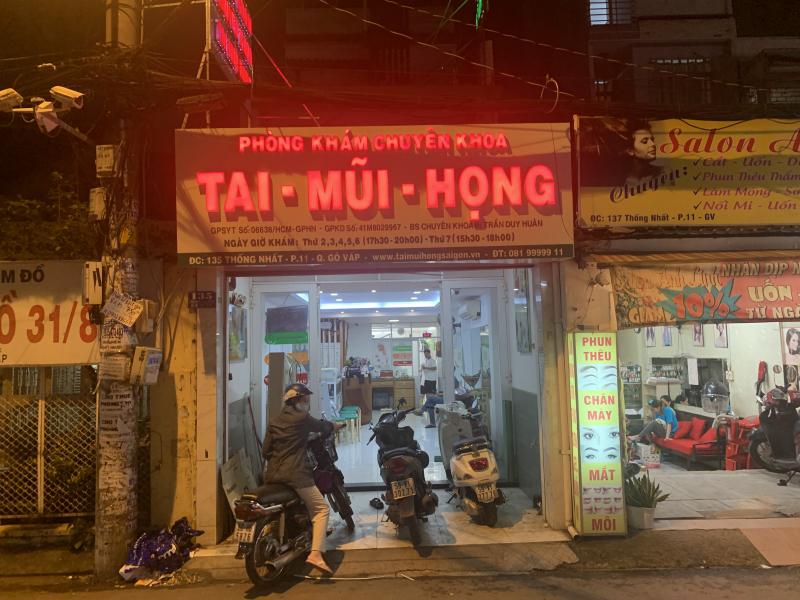 Phòng khám chuyên khoa Tai Mũi Họng BS CKII Trần Duy Huân