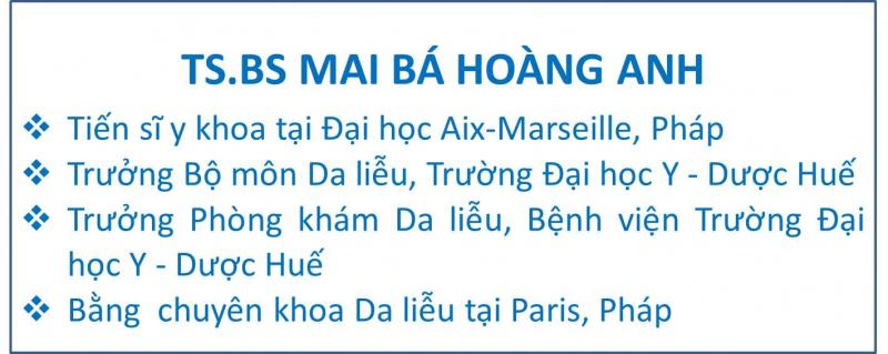 Phòng Khám Da Liễu TS.BS Mai Bá Hoàng Anh