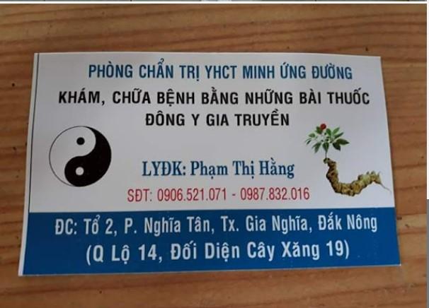 Phòng Khám Đông Y Minh Ứng Đường - Bấm Huyệt - Đặc Trị Xương Khớp