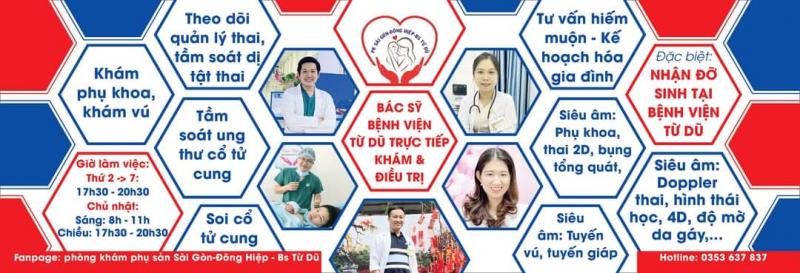 Phòng khám Phụ Sản Sài Gòn - Đông Hiệp - BS Từ Dũ