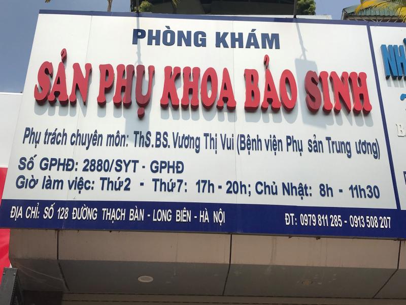 Phòng khám Sản Phụ Khoa Bảo Sinh