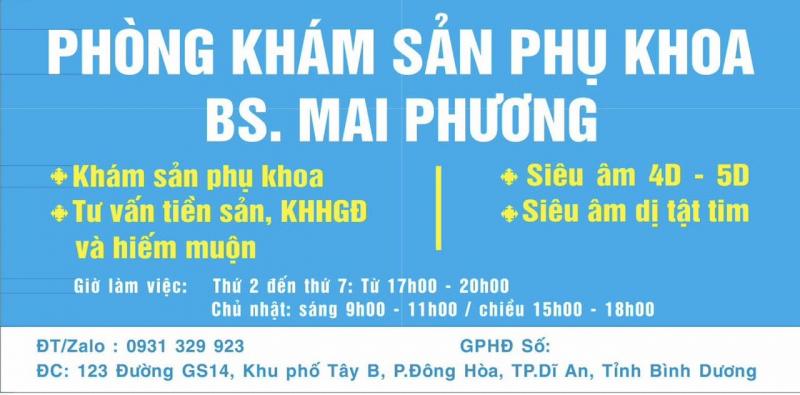 Phòng khám sản phụ khoa BS Mai Phương