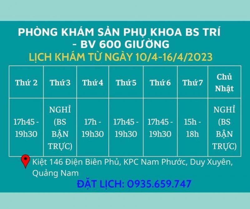 Phòng Khám Sản Phụ Khoa BS Trí