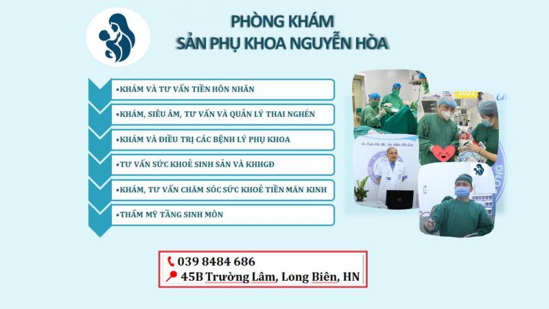 Phòng khám Sản Phụ Khoa Nguyễn Hòa