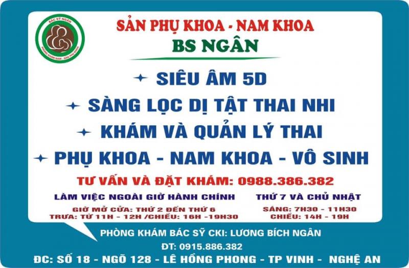 Phòng Khám Sản Phụ Khoa.BS Ngân