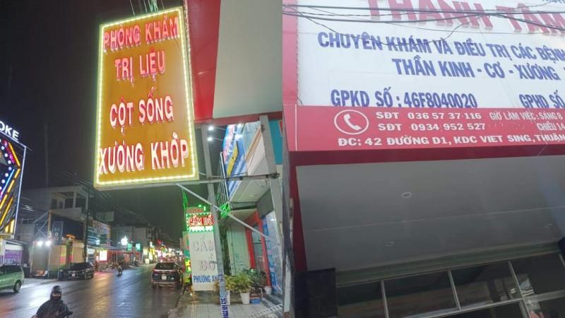 Phòng khám xương khớp vật lý trị liệu Thành Tâm