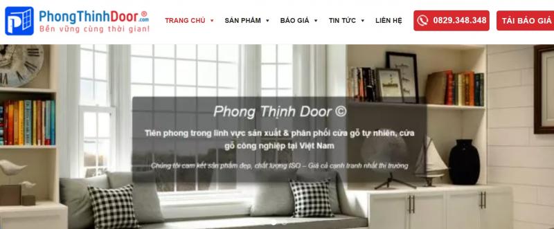 Cửa thép vân gỗ Phong Thịnh Door