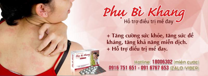 Phụ Bì Khang - Chặn đứng mề đay, đánh bay mẩn ngứa