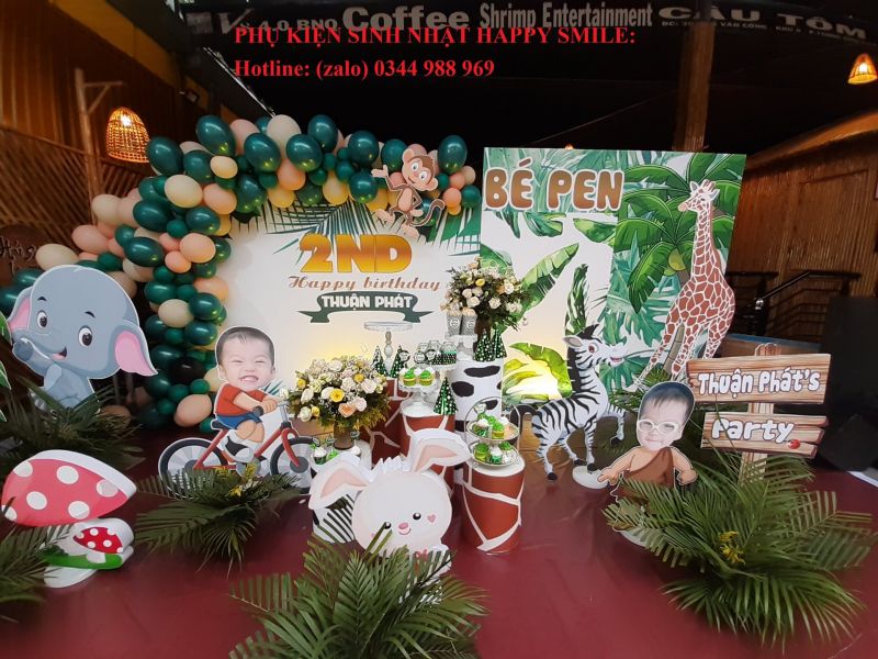 Phụ kiện trang trí sinh nhật Happy Smile Bình Dương
