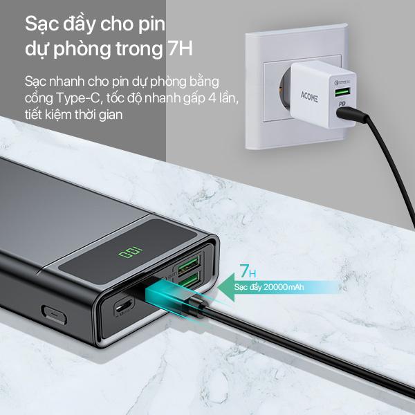 Pin Sạc Dự Phòng ACOME AP201 20000mAh