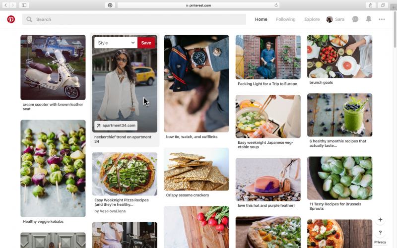 Sử dụng Pinterest để lưu giữ những khoảnh khắc tuyệt vời