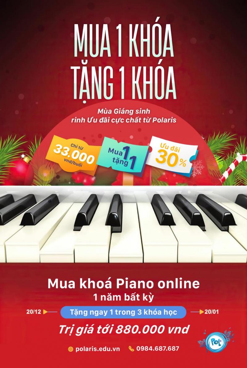 Ưu đãi tại Polaris Art & Music school