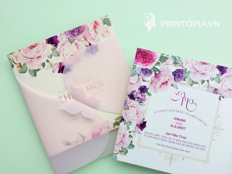 Thiệp cưới Printopia