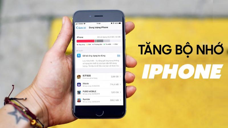 Quá tải bộ nhớ điện thoại