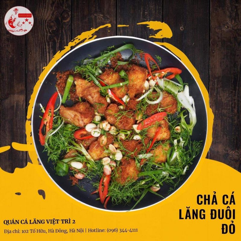 Quán Cá Lăng Sông Việt Trì