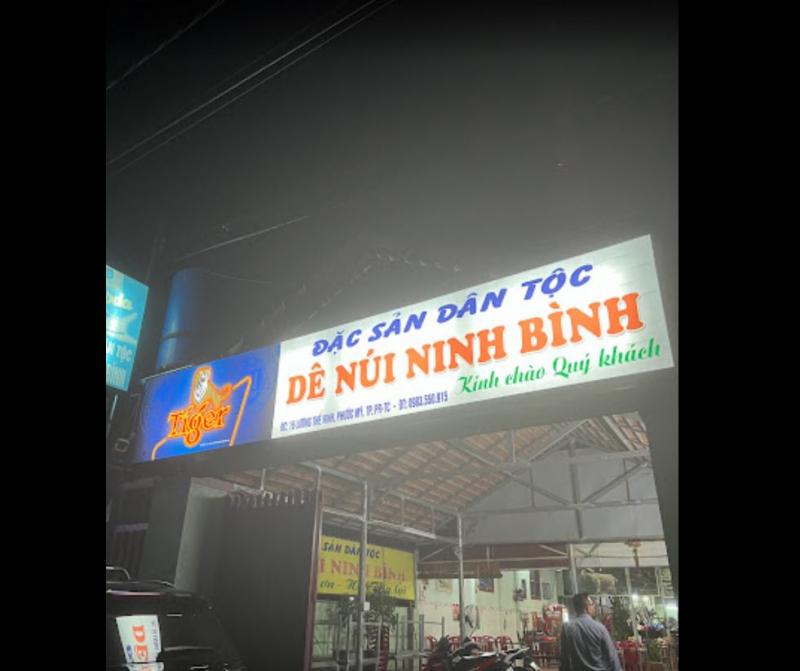 Quán dê núi Ninh Bình