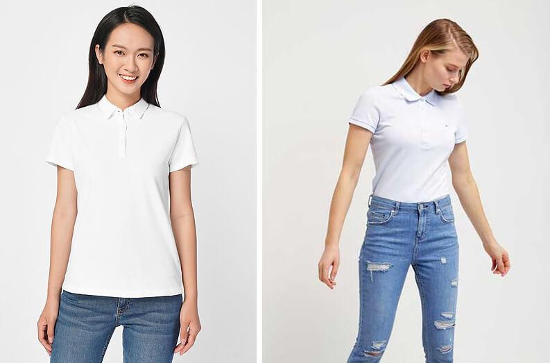 Quần Jean kết hợp với áo Polo