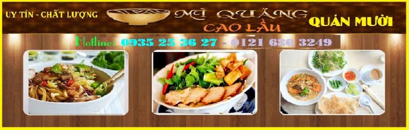Mì Quảng, cau lầu quán Mười