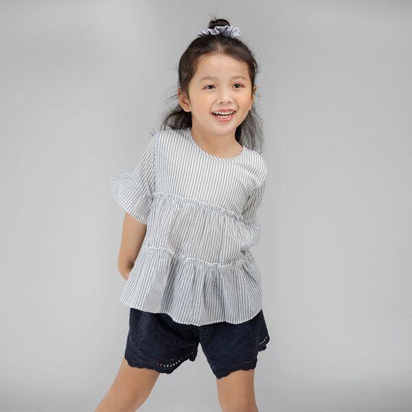 Quần short bé gái phối với áo babydoll