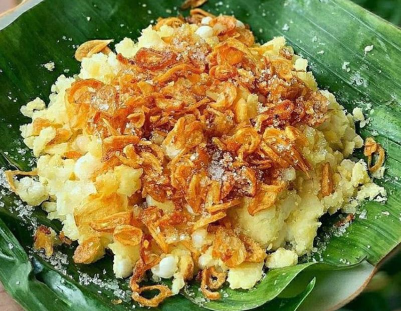 Xôi tại quán Xôi Bà Hồng