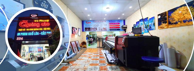 Các sản phẩm của quảng cáo và nội thất Vũ Phong