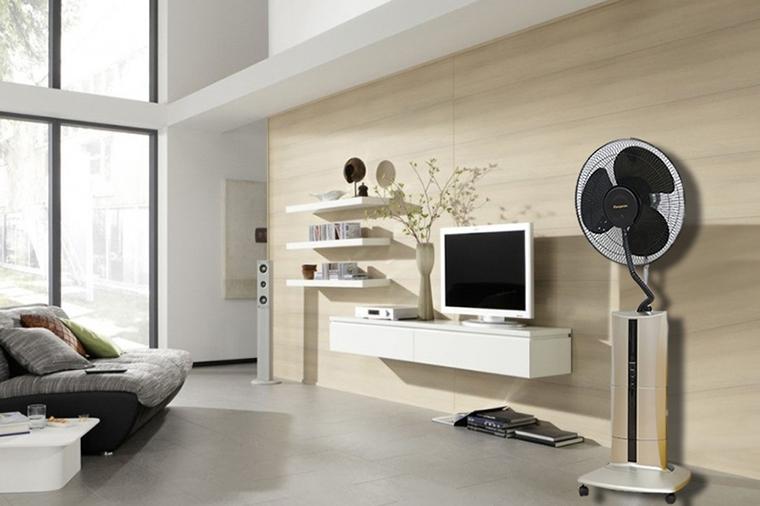 Quạt hơi nước giúp tăng độ ẩm cho không khí mùa hè bớt ngột ngạt