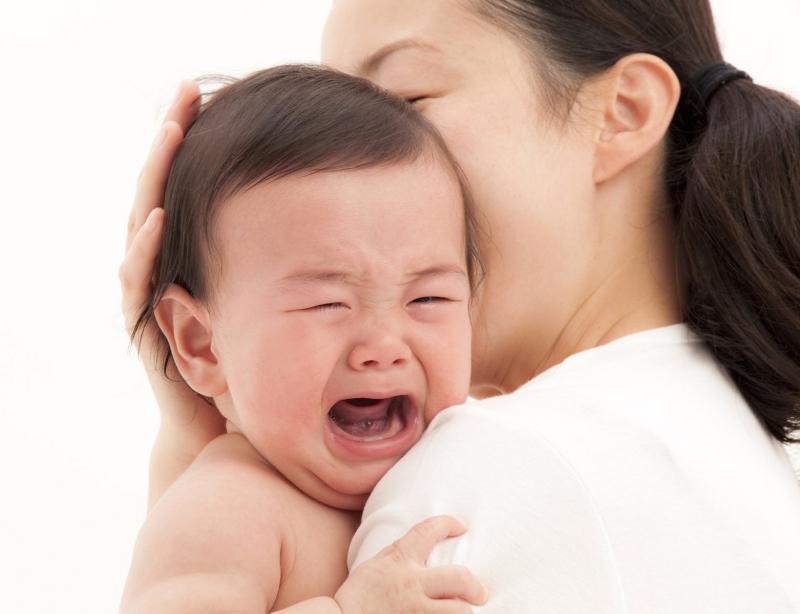 Trẻ có thể quấy khóc nhiều (Ảnh minh họa)