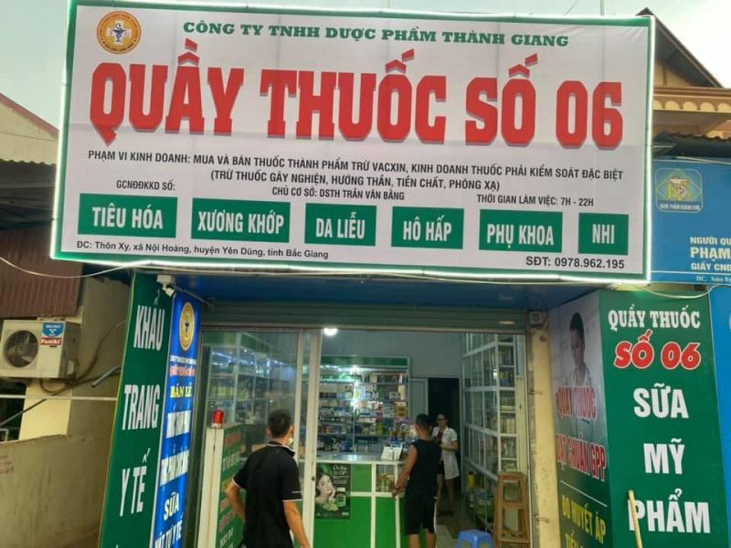 Quầy thuốc 06 Thành Giang