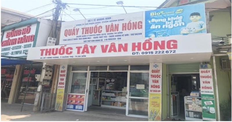 Quầy thuốc Vân Hồng
