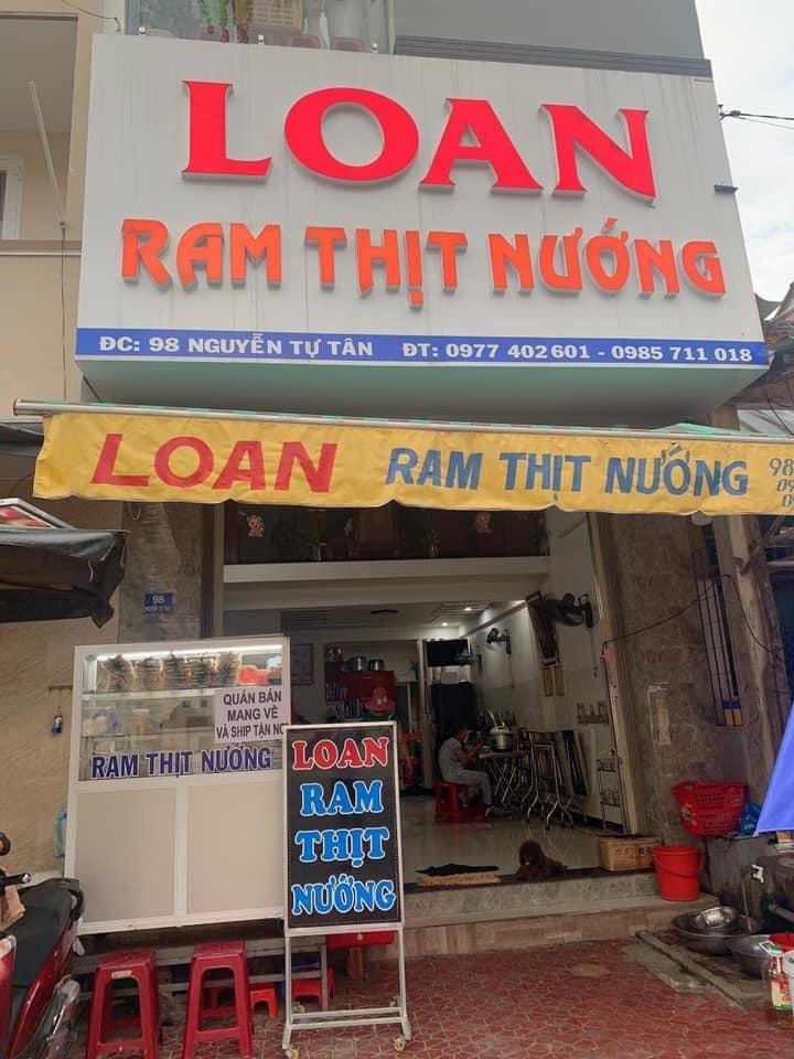 Ram thịt nướng Loan