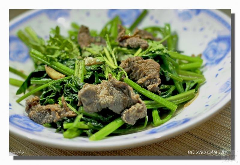 Cần tây là một loại rau có tác dụng lợi tiểu khá tốt