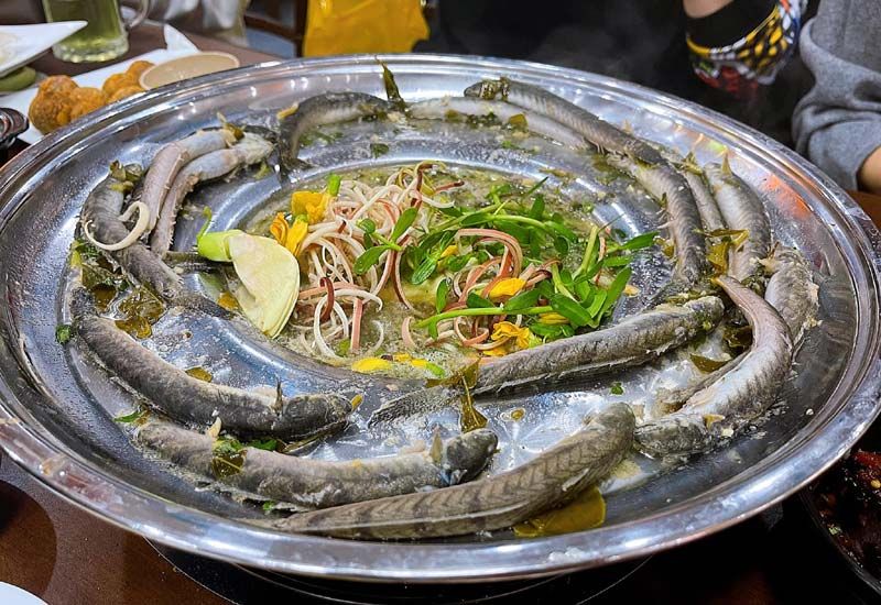 Rau Đắng lẩu cá kèo