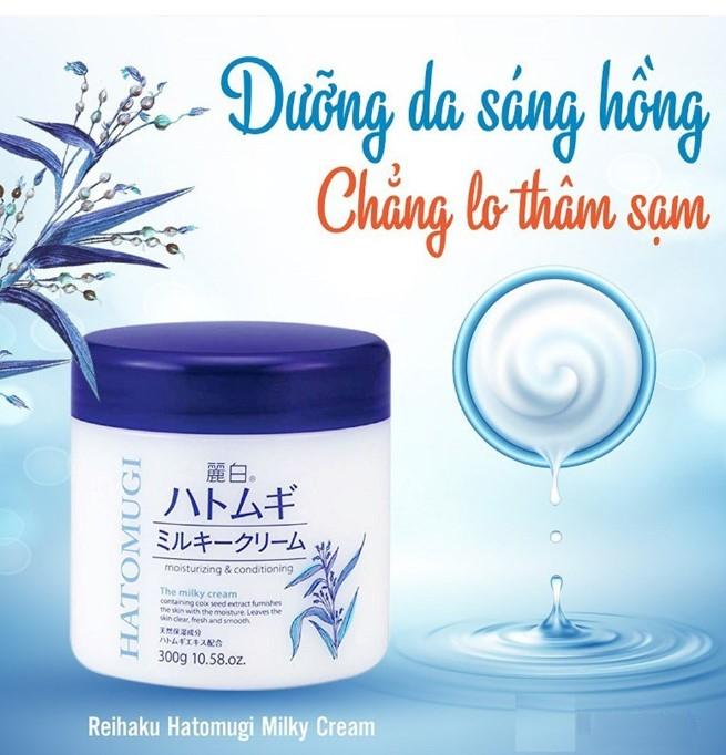 Reihaku Hatomugi Moisturizing & Conditioning Milky Cream